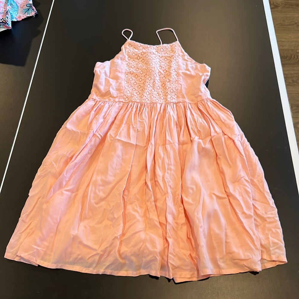 Pink Tucker Tate dress